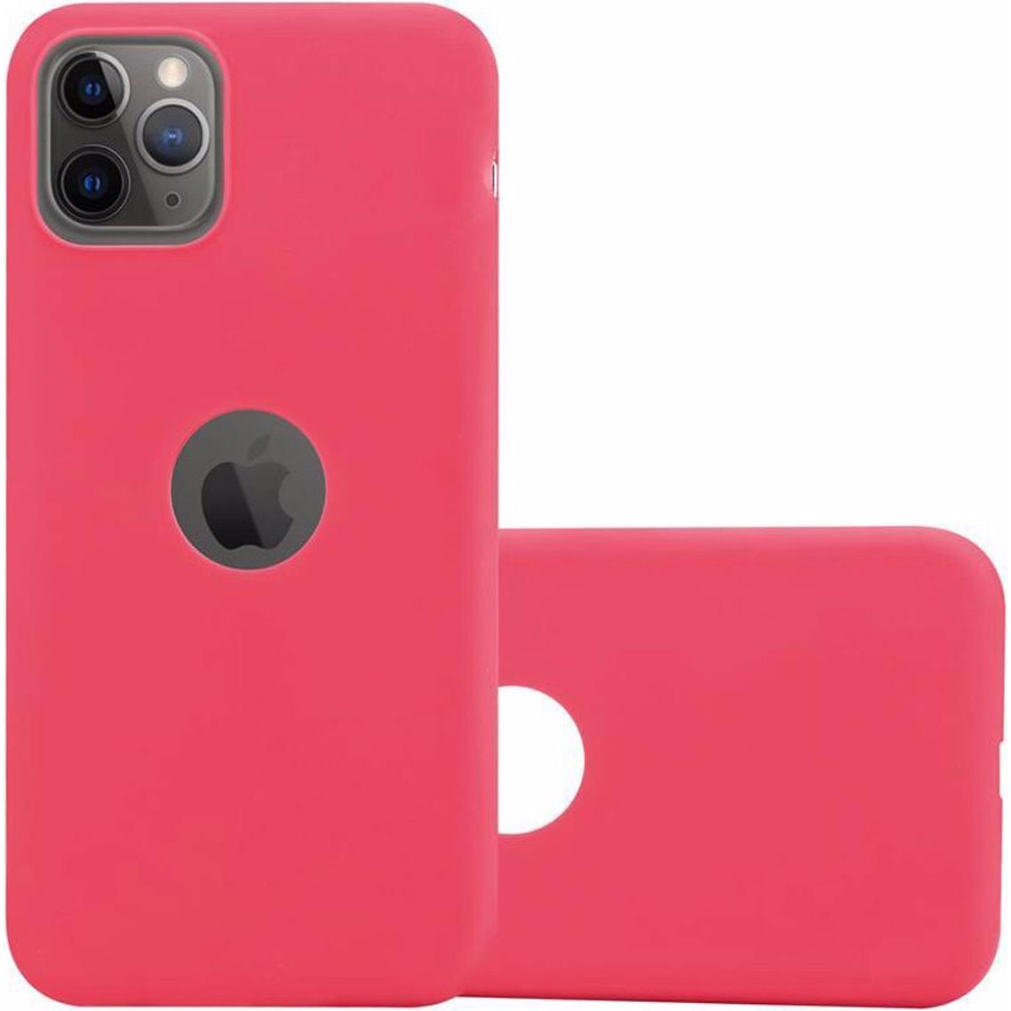 Cadorabo TPU Candy Cover (Apple iPhone 11 Pro Max), Smartphone Hülle, Rot
