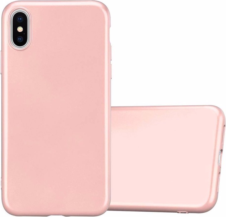 Actual product image Cadorabo TPU Matt Metallic Cover (Apple iPhone XS Max)