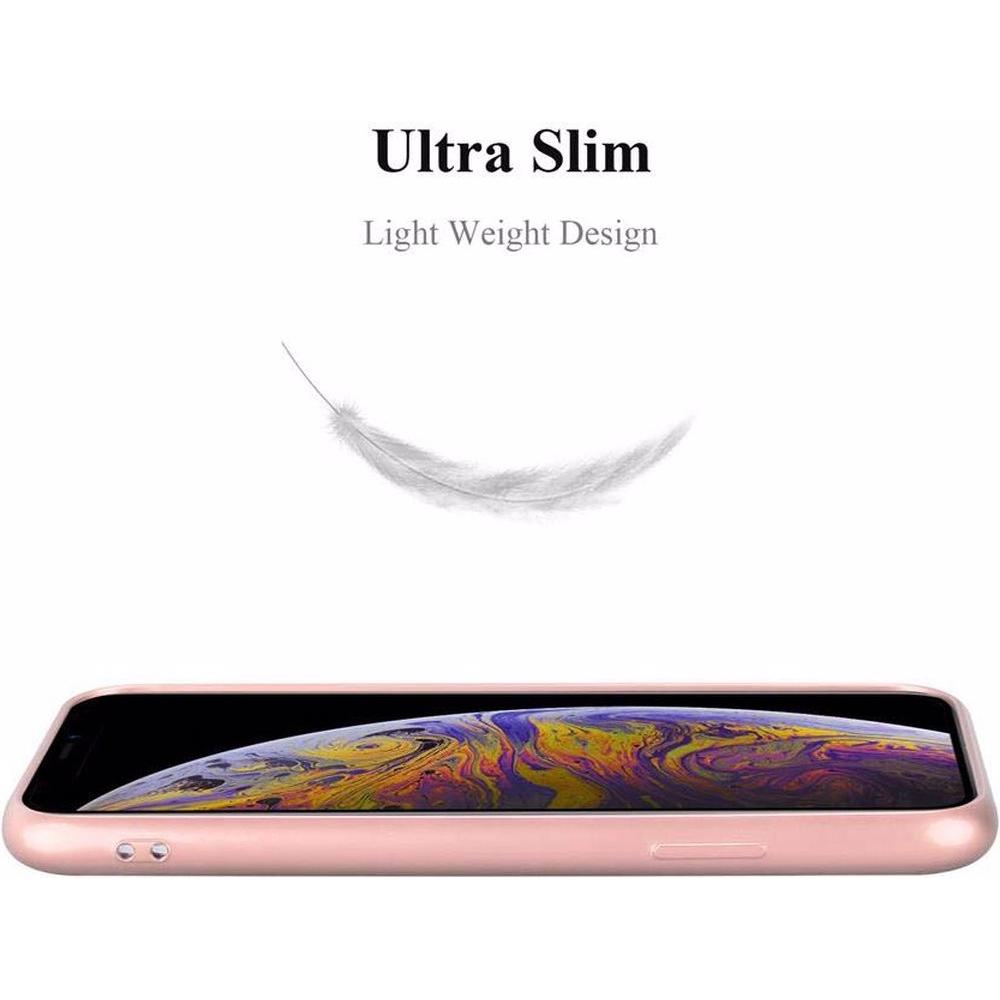 Thumbnail - Cadorabo TPU Matt Metallic Cover (Apple iPhone XS Max), Smartphone Hülle, Rosa
