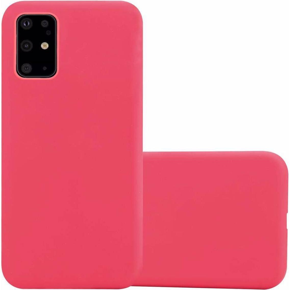 Cadorabo TPU Candy Cover (Samsung Galaxy S20+), Smartphone Hülle, Rot