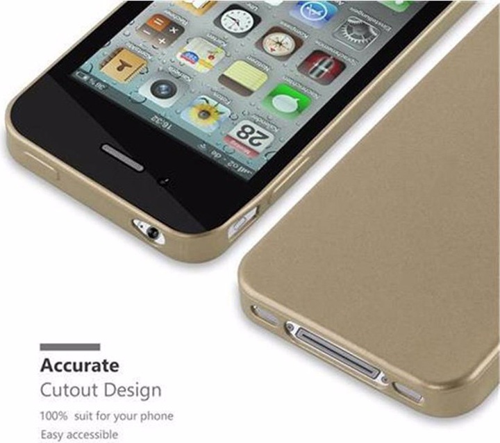 Produktbild Cadorabo TPU Matt Metallic Cover (LG G4s, Apple iPhone 4)
