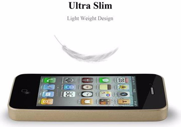 Produktbild Cadorabo TPU Matt Metallic Cover (LG G4s, Apple iPhone 4)