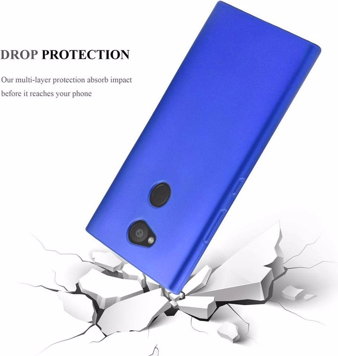 Actual product image Cadorabo TPU Matt Metallic Cover (Sony Xperia L2)
