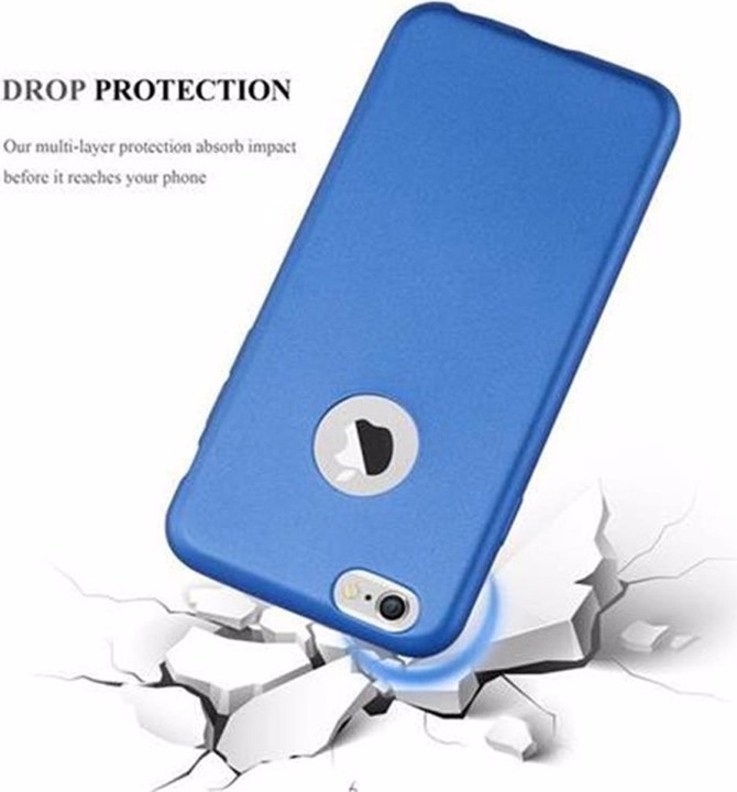 Actual product image Cadorabo TPU Matt Metallic Cover (Apple iPhone 6 Plus)