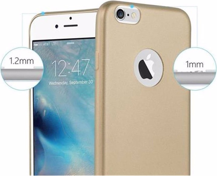 Produktbild Cadorabo TPU Matt Metallic Cover (Apple iPhone 6 Plus)