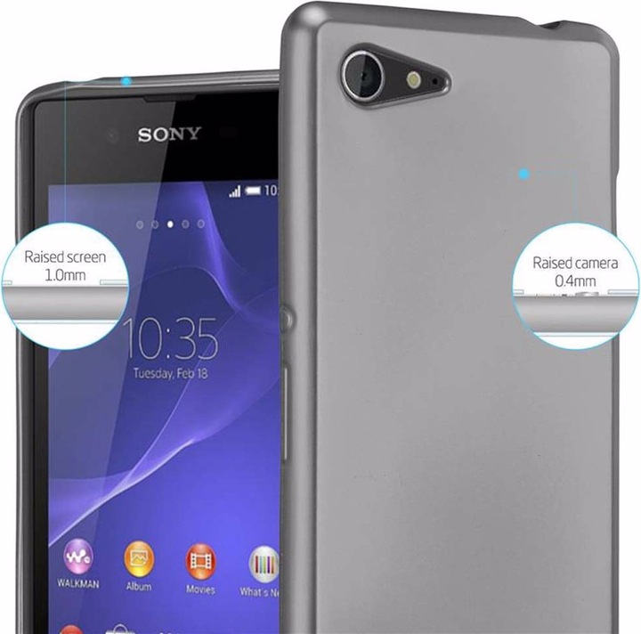 Produktbild Cadorabo TPU Matt Metallic Cover (Sony Xperia E3)
