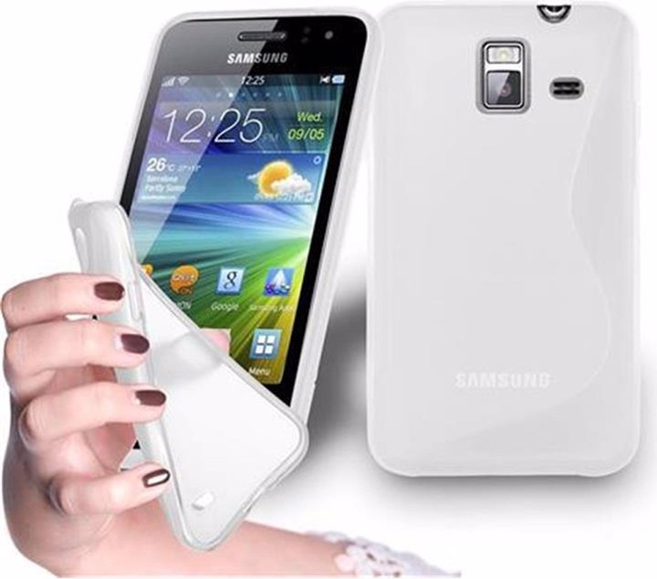 Actual product image Cadorabo TPU S-Line Cover (Samsung Galaxy Wave Y)