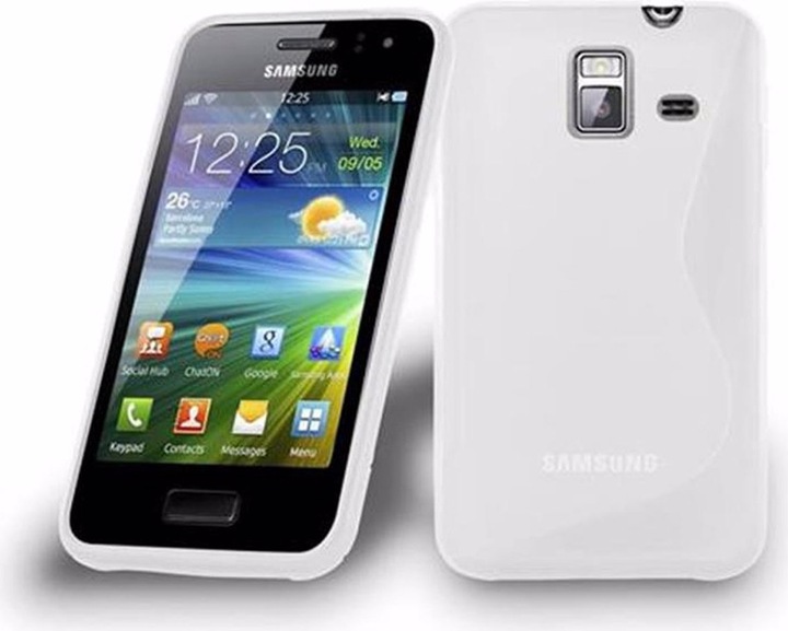 Actual product image Cadorabo TPU S-Line Cover (Samsung Galaxy Wave Y)