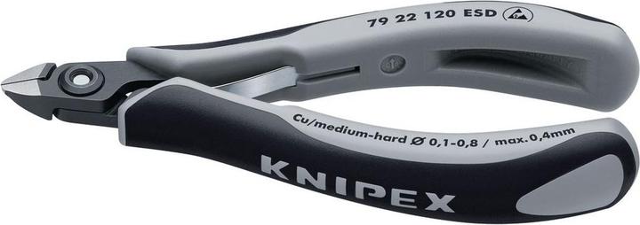 Produktbild Knipex Präzisions-Elektronik-Seitenschneider ESD (120 mm)