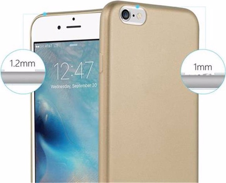 Produktbild Cadorabo TPU Matt Metallic Cover (Apple iPhone 6)
