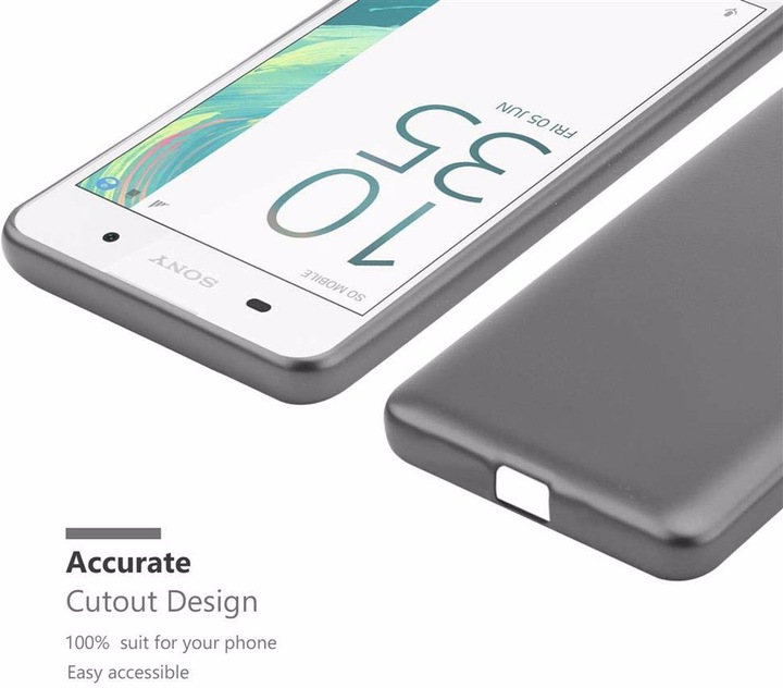 Produktbild Cadorabo TPU Matt Metallic Cover (Sony Xperia E5)