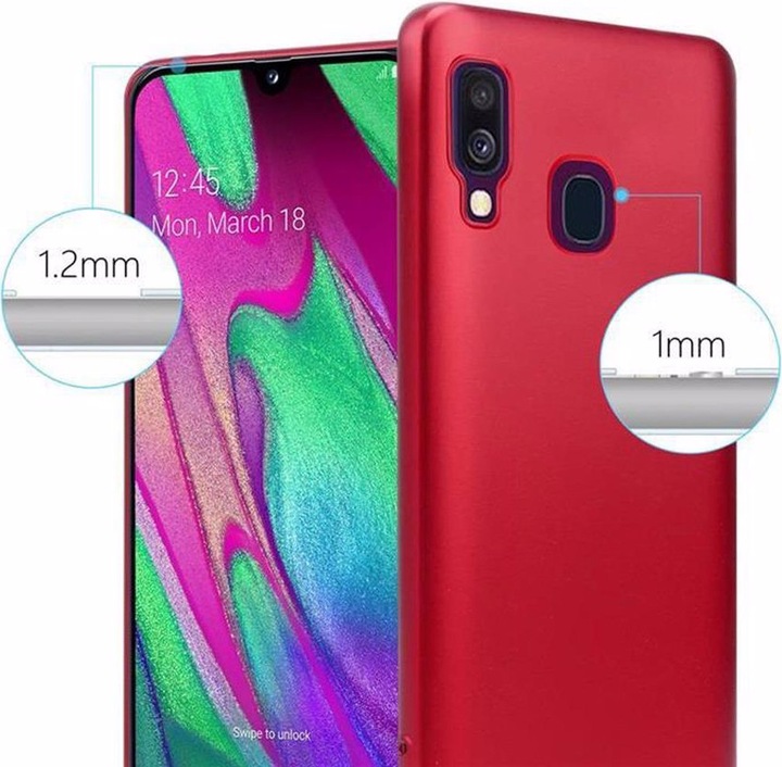 Produktbild Cadorabo TPU Matt Metallic Cover (Samsung Galaxy A40)