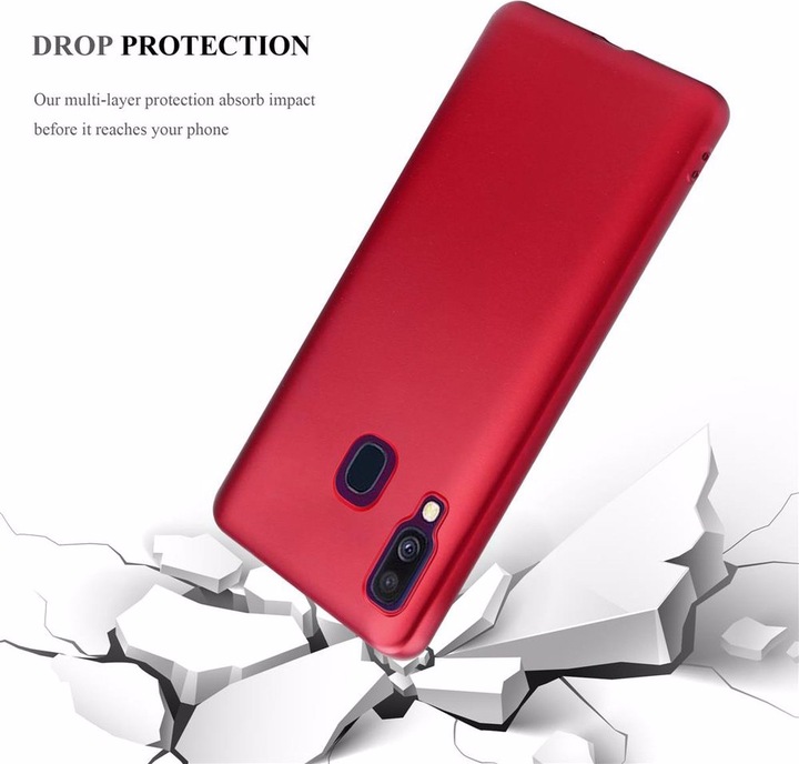 Produktbild Cadorabo TPU Matt Metallic Cover (Samsung Galaxy A40)