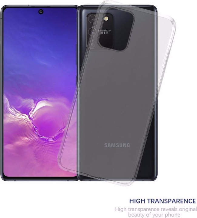 Produktbild Cadorabo TPU Ultra Slim AIR Cover (Samsung Galaxy A91, Samsung Galaxy S10 Lite)