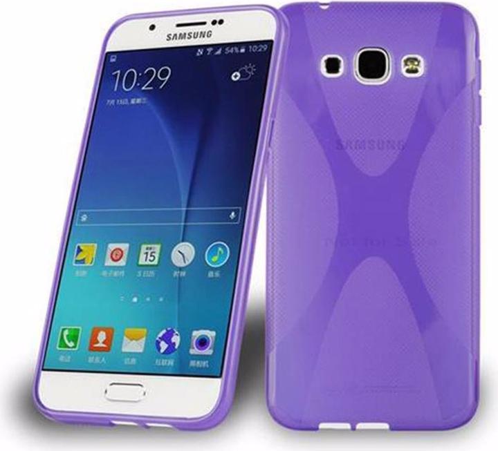 Actual product image Cadorabo TPU X-Line Cover (Samsung Galaxy A8 (2018))