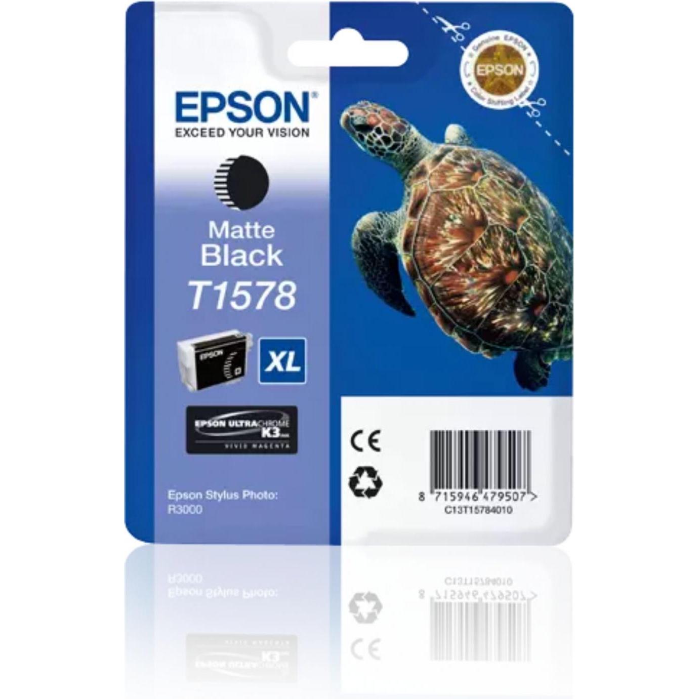 Epson, Druckerpatrone, T1578 Ultra Chrome K3 (MBK)