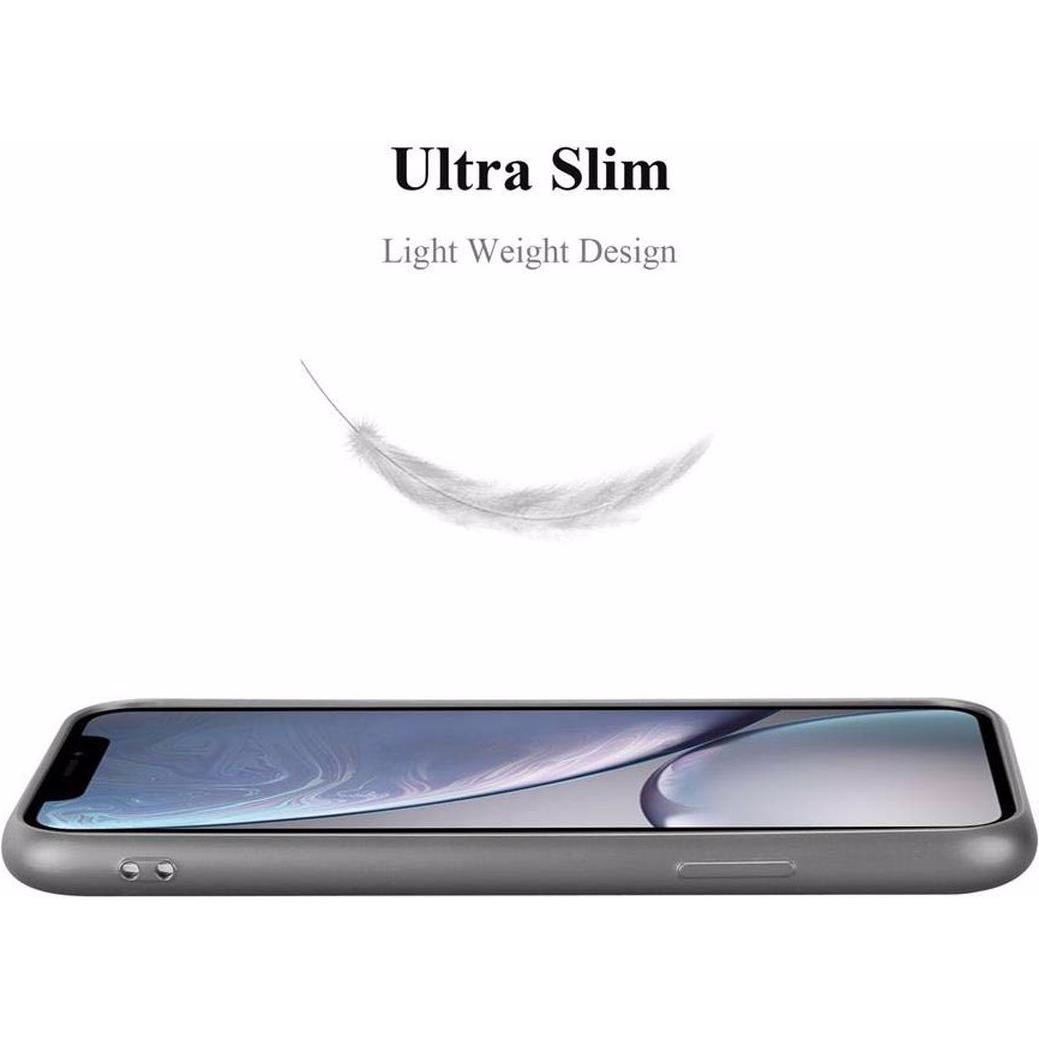 Thumbnail - Cadorabo TPU Matt Metallic Cover (Apple iPhone XR), Smartphone Hülle, Grau
