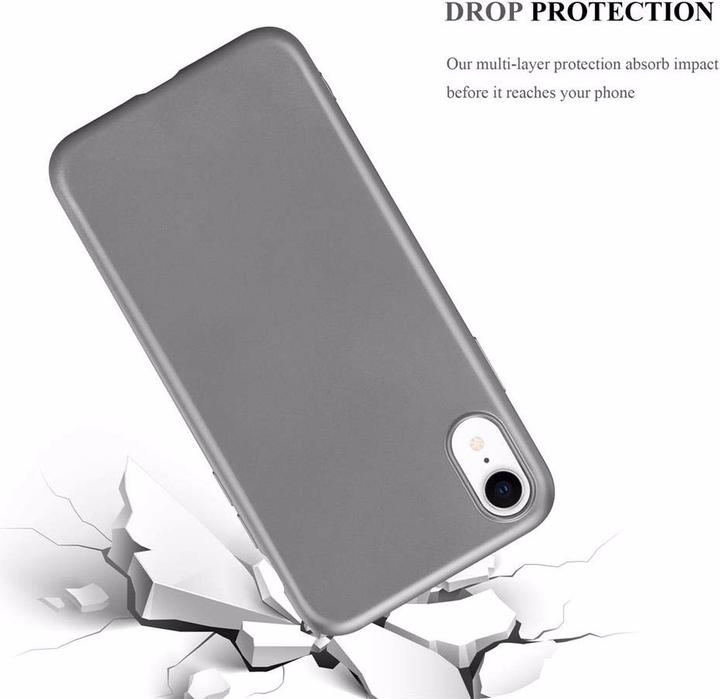Image du produit Cadorabo Couverture métallique mate TPU (Apple iPhone XR)