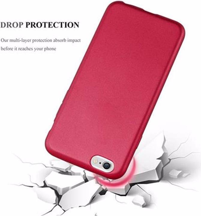 Productafbeelding Cadorabo TPU matte metalen hoes (Apple iPhone 6)