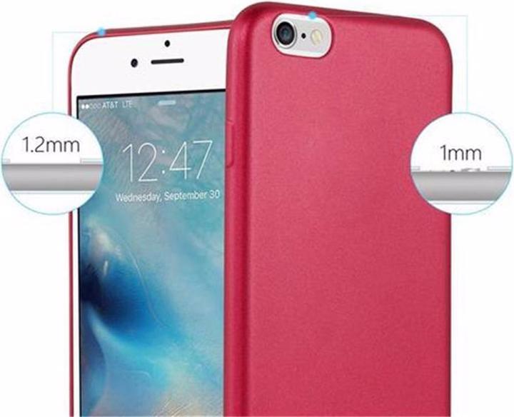 Productafbeelding Cadorabo TPU matte metalen hoes (Apple iPhone 6)