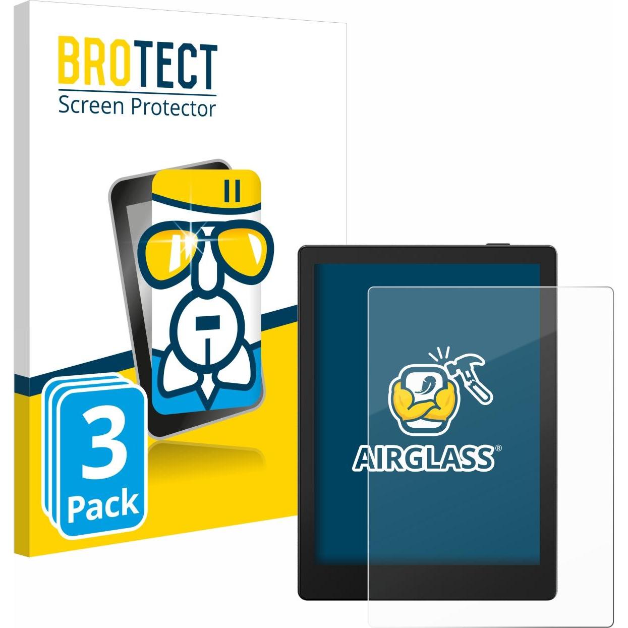 BROTECT Schutzglas Schutzfolie Glas Folie Displayschutz klar, eReader Zubehör, Transparent