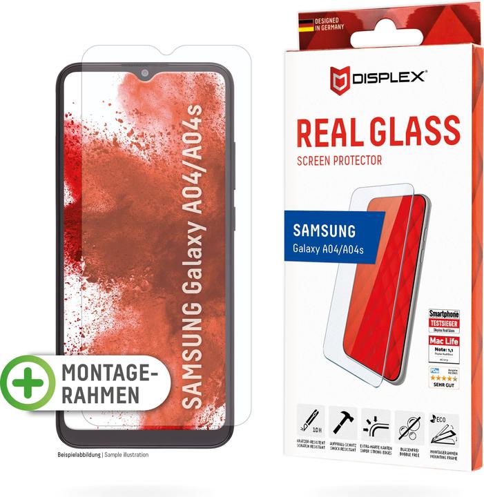 Produktbild Displex Real Glass, 2D Panzerglas (1 Stück, Samsung Galaxy A04S, Samsung Galaxy A04)