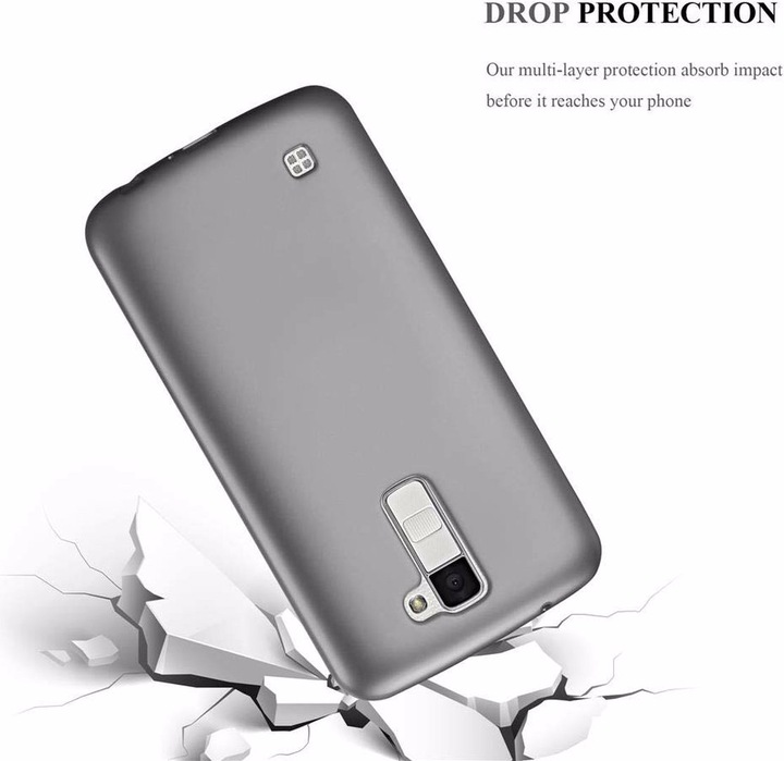 Produktbild Cadorabo TPU Matt Metallic Cover (LG K10)