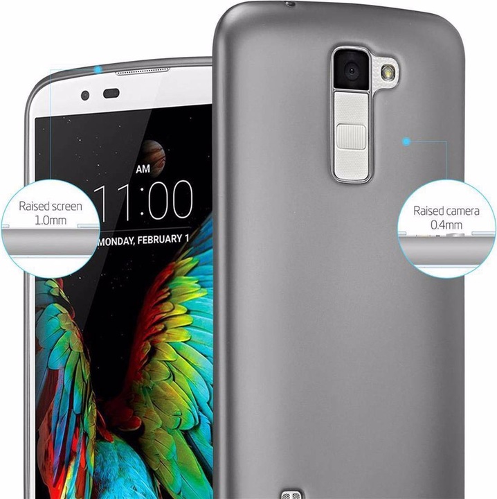 Produktbild Cadorabo TPU Matt Metallic Cover (LG K10)
