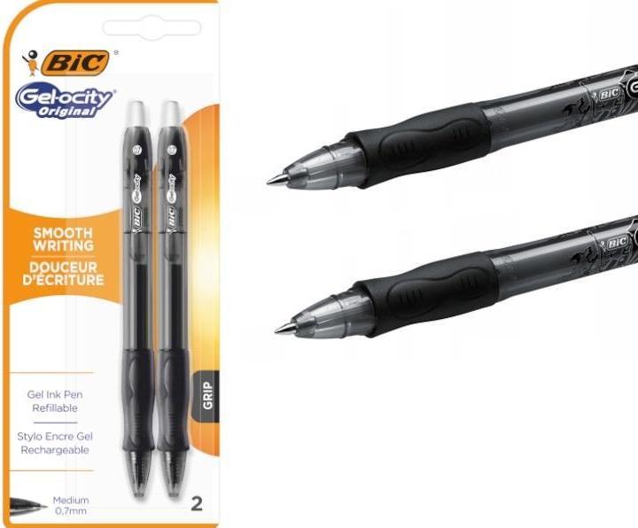 Produktbild Bic Gel-ocity (Schwarz, 2x)