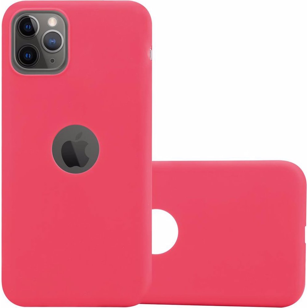 Cadorabo TPU Candy Cover (Apple iPhone 11 Pro), Smartphone Hülle, Rot