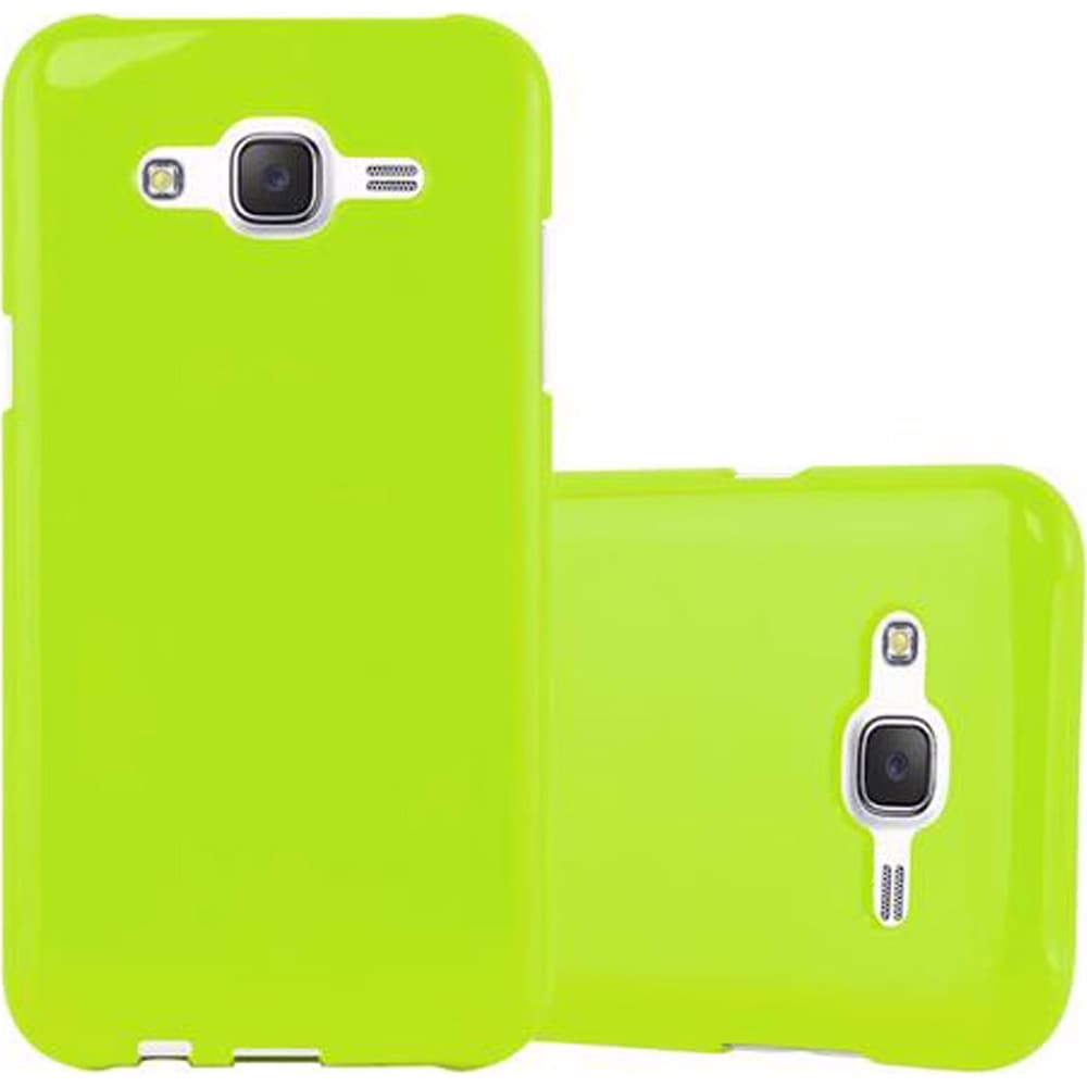 Cadorabo TPU Jelly Cover (Samsung Galaxy J5 (2015)), Smartphone Hülle, Grün