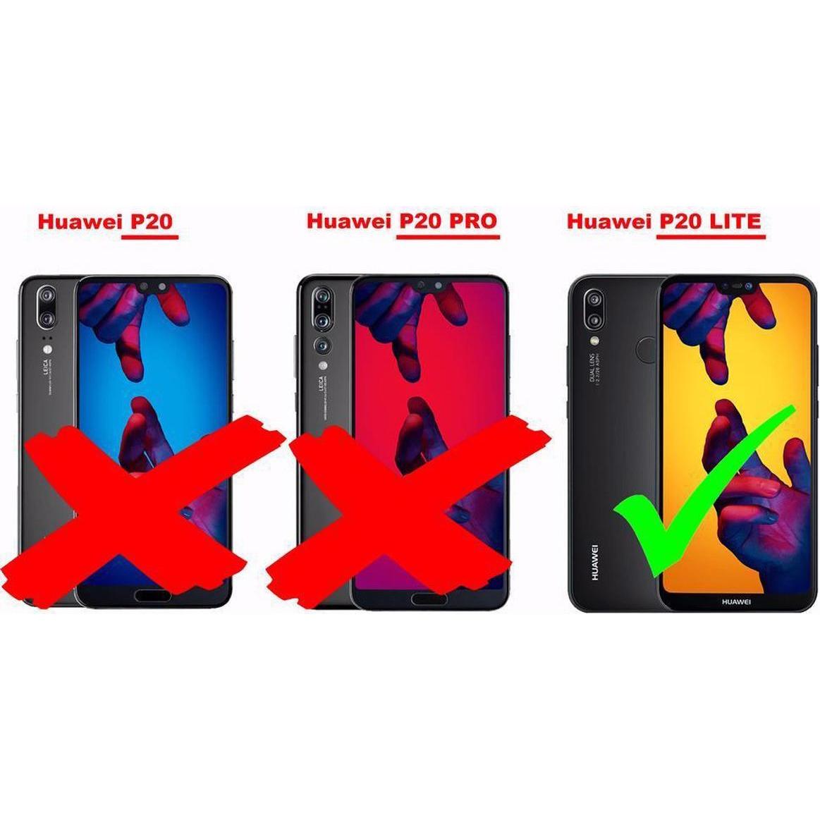 Thumbnail - Cadorabo TPU Candy Cover (Huawei P20 Lite), Smartphone Hülle, Blau