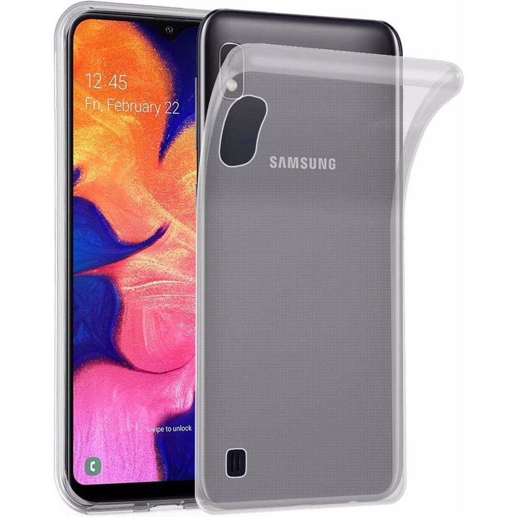 Cadorabo TPU Ultra Slim AIR Cover (Samsung Galaxy A10, HTC One M10), Smartphone Hülle, Transparent