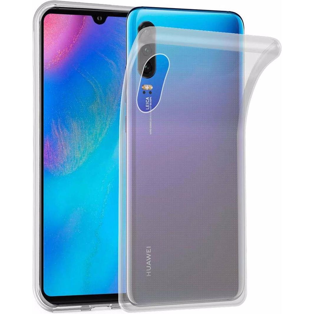 Cadorabo TPU Ultra Slim AIR Cover (Huawei P30), Smartphone Hülle, Transparent