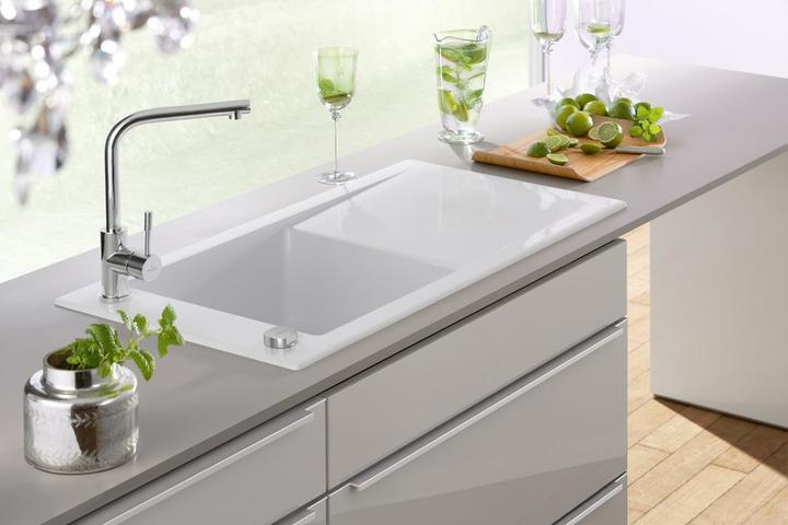 Actual product image Villeroy & Boch Modern Steel kitchen tap, stainless steel
