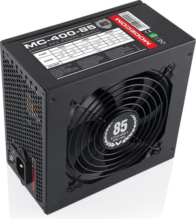 Actual product image Modecom Power supply MC-500-85 80PLUS (400 W)