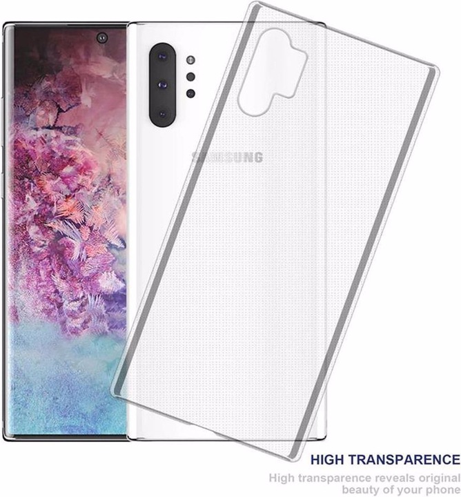 Actual product image Cadorabo TPU Ultra Slim AIR Cover (Samsung Galaxy Note 10 Plus)