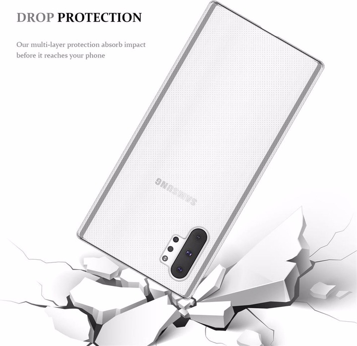 Actual product image Cadorabo TPU Ultra Slim AIR Cover (Samsung Galaxy Note 10 Plus)