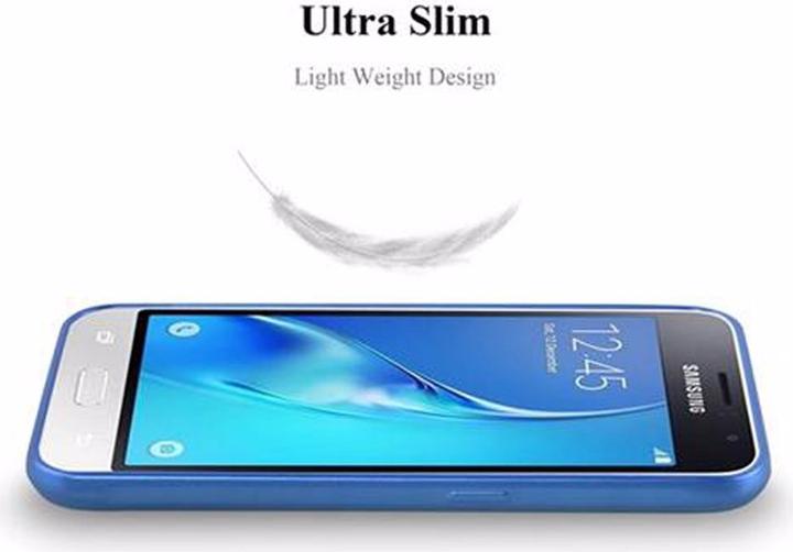 Actual product image Cadorabo TPU Matt Metallic Cover (Samsung Galaxy J1 (2016))