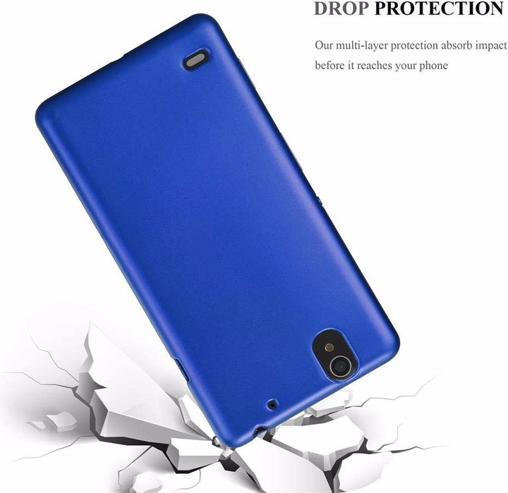 Produktbild Cadorabo TPU Matt Metallic Cover (Sony Xperia C4)