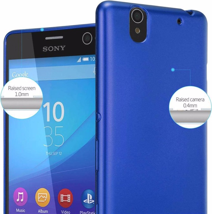 Produktbild Cadorabo TPU Matt Metallic Cover (Sony Xperia C4)