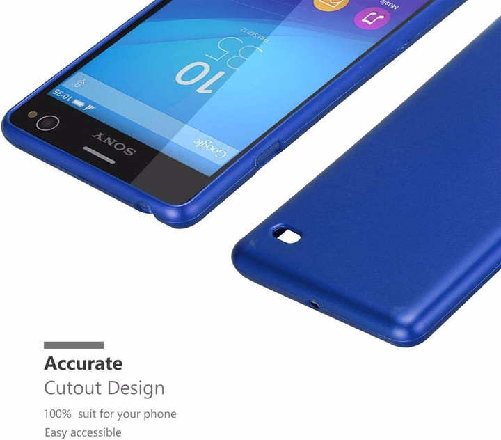 Produktbild Cadorabo TPU Matt Metallic Cover (Sony Xperia C4)