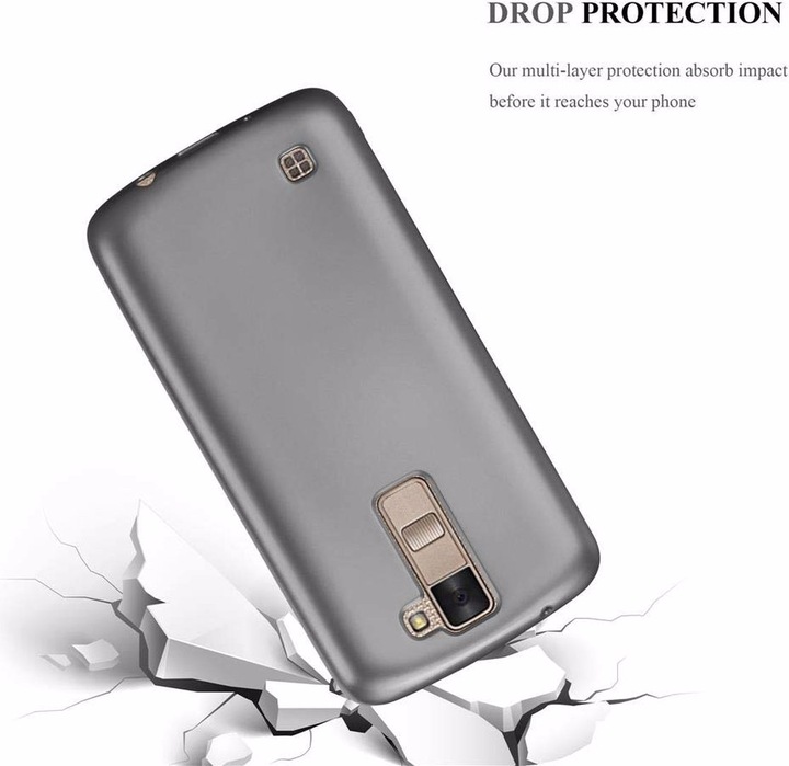 Produktbild Cadorabo TPU Matt Metallic Cover (LG K8)