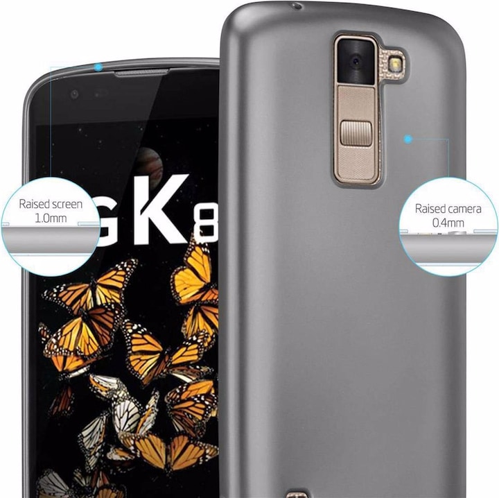 Produktbild Cadorabo TPU Matt Metallic Cover (LG K8)