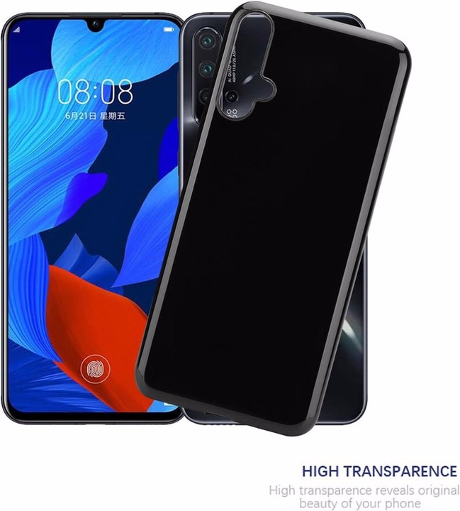 Actual product image Cadorabo TPU Ultra Slim AIR Cover (Huawei Nova 5)