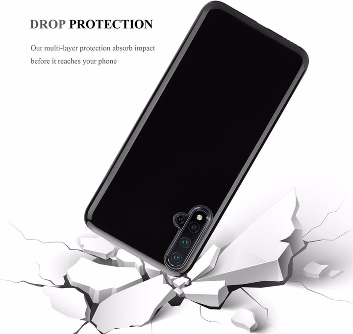 Actual product image Cadorabo TPU Ultra Slim AIR Cover (Huawei Nova 5)