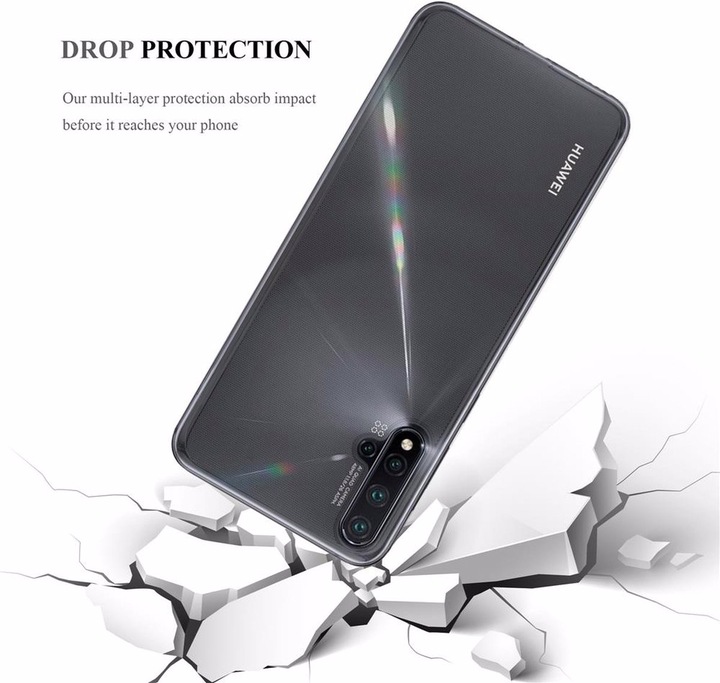 Produktbild Cadorabo TPU Ultra Slim AIR Cover (Huawei Nova 5)