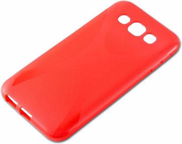 Actual product image Cadorabo TPU X-Line Cover (Samsung Galaxy E5)