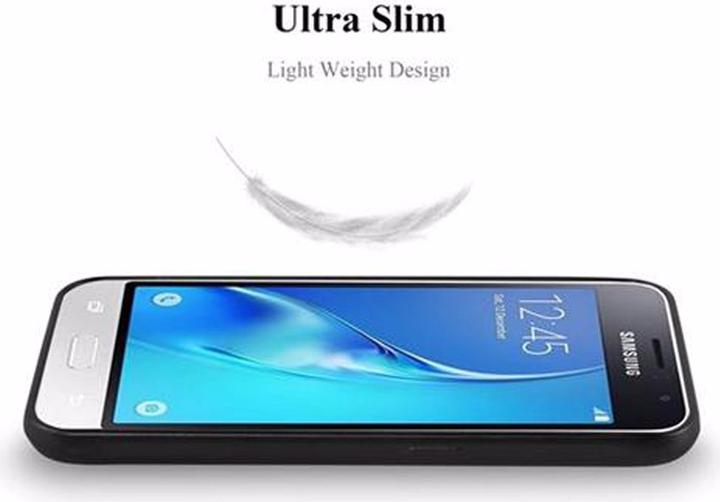 Actual product image Cadorabo TPU Matt Metallic Cover (Samsung Galaxy J1 (2016))