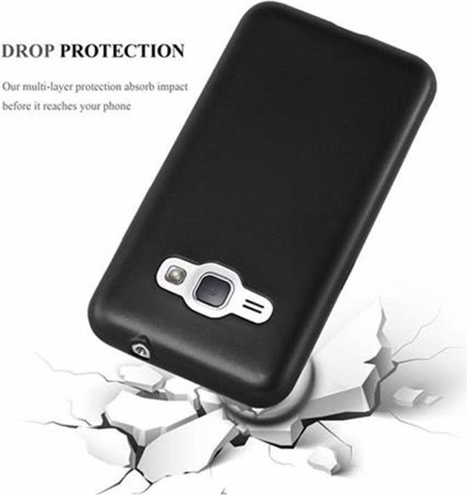 Actual product image Cadorabo TPU Matt Metallic Cover (Samsung Galaxy J1 (2016))